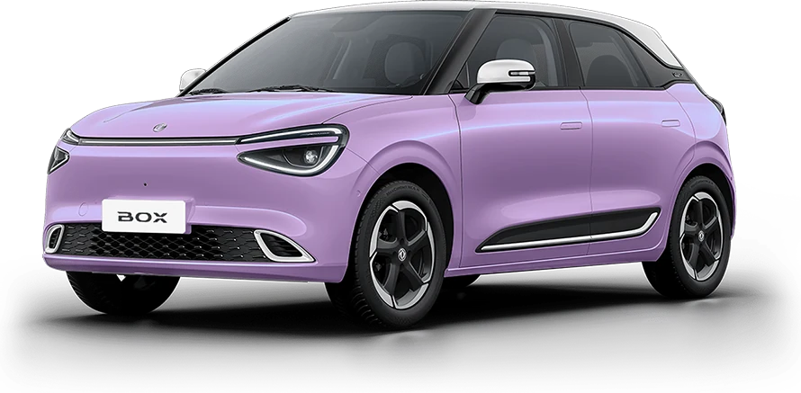 Dongfeng Box – Vijolična z belo streho