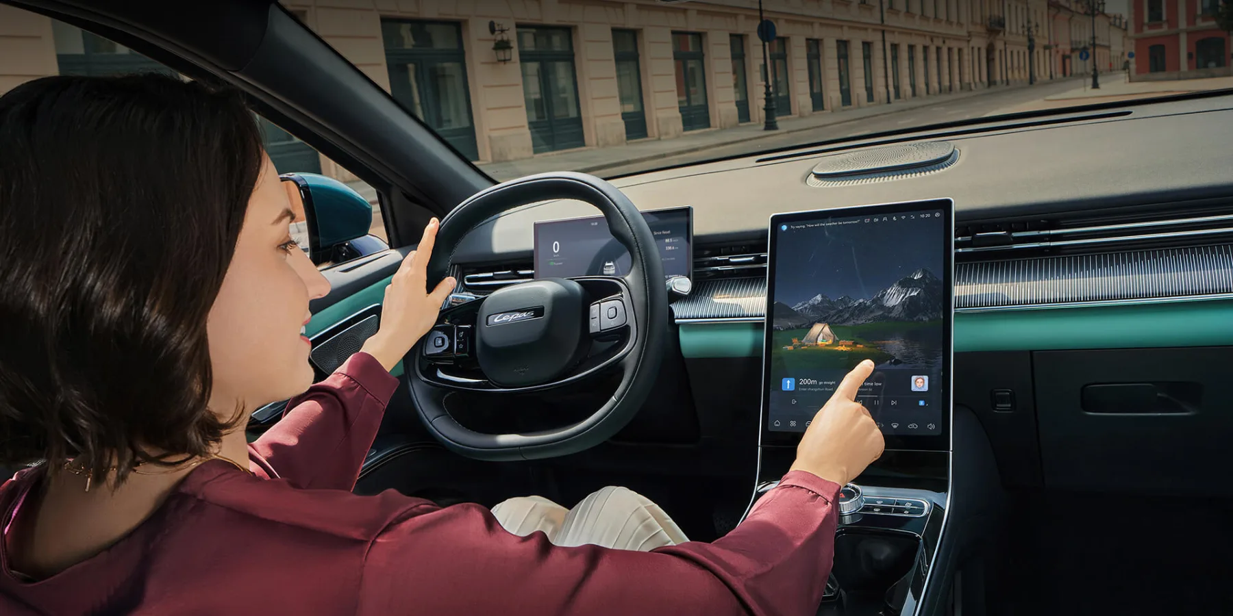 LEPAS L8 – Osrednji zaslon na dotik z navigacijo in kamerami s pogledom 540°